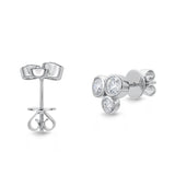 MEBZD01_00 Bezel Studs Earrings