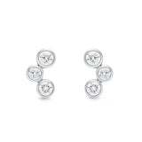 MEBZD04_00 Bezel Studs Earrings