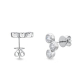 MEBZD04_00 Bezel Studs Earrings