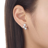 MEBZD04_00 Bezel Studs Earrings