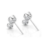 MEBZF03_00 Bezel Studs Earrings