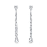 MEDD104_00 Diamond Line Dangling Earrings