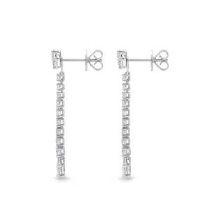 MEDD104_00 Diamond Line Dangling Earrings