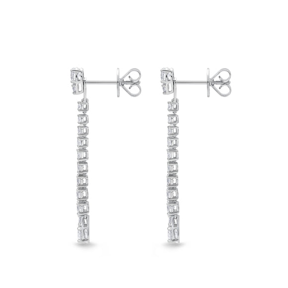 MEDD104_00 Diamond Line Dangling Earrings