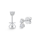 MEDDC01_00 Diamond Line Studs Earrings