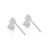 MEDDC01_00 Diamond Line Studs Earrings