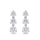 MEDDE02_00 Diamond Line Dangling Earrings