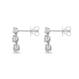 MEDDE02_00 Diamond Line Dangling Earrings