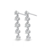 MEDDE03_00 Diamond Line Dangling Earrings