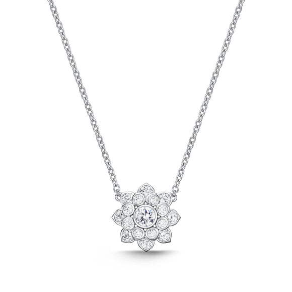 MNBM*01_00 Blossom Diamond Classic Necklace