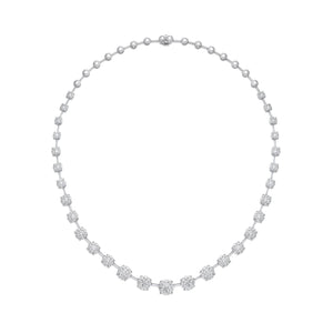 MNBQ175_00 Diamond Bouquets Classic Necklace
