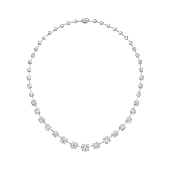 MNBQ175_00 Diamond Bouquets Classic Necklace