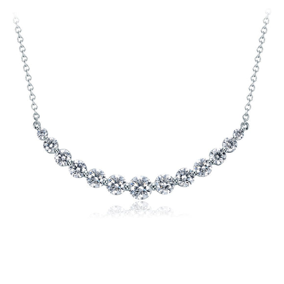 MNDDF06_00 Diamond Line Classic Necklace