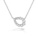 UU711 (ONHF112_00) Aerial Regal Scroll Teardrop Necklace