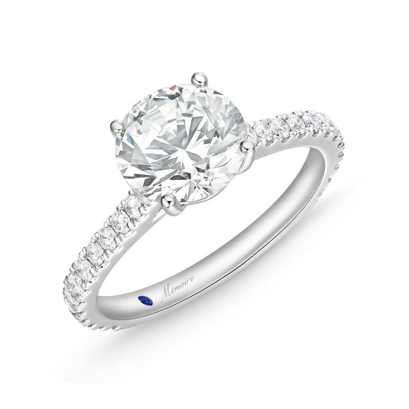 QRCS*15_00 Classics Diamond Engagement Semi-Mount Ring