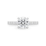 QRCS*15_00 Classics Diamond Engagement Semi-Mount Ring