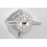 QRFD*04_00 My First Diamond Diamond Engagement Semi-Mount Ring