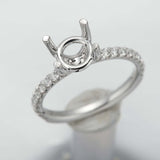 QROD*02_00 Odessa Diamond Engagement Semi-Mount Ring