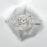 QROD*02_00 Odessa Diamond Engagement Semi-Mount Ring
