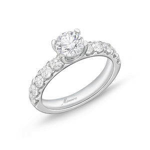 QROD*06_00 Odessa Diamond Engagement Semi-Mount Ring