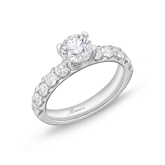 QROD*06_00 Odessa Diamond Engagement Semi-Mount Ring
