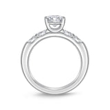 QROD*11_00 Odessa Diamond Engagement Semi-Mount Ring