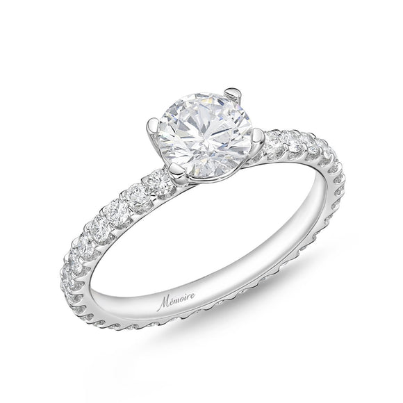 QROD*27_00 Odessa Diamond Engagement Semi-Mount Ring