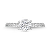 QROD*27_00 Odessa Diamond Engagement Semi-Mount Ring