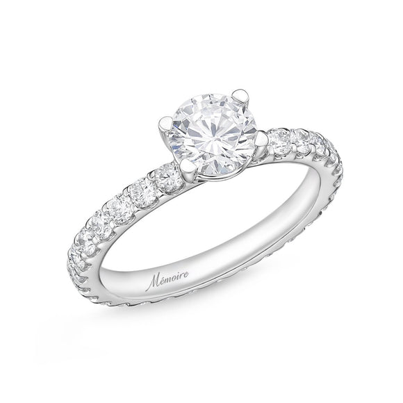 QROD*36_00 Odessa Diamond Engagement Semi-Mount Ring