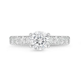 QROD*47_00 Odessa Diamond Engagement Semi-Mount Ring