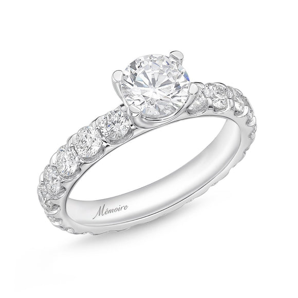 QROD*56_00 Odessa Diamond Engagement Semi-Mount Ring