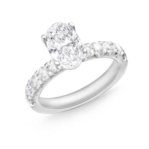 QROD*A6_00 Odessa Diamond Engagement Semi-Mount Ring