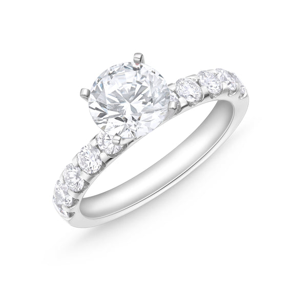 QROD*24_00 Odessa Diamond Engagement Semi-Mount Ring