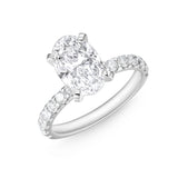 QROD*51_00 Odessa Diamond Engagement Semi-Mount Ring