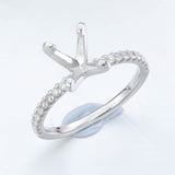 QROD*52_00 Odessa Diamond Engagement Semi-Mount Ring