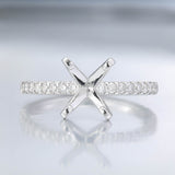 QROD*52_00 Odessa Diamond Engagement Semi-Mount Ring