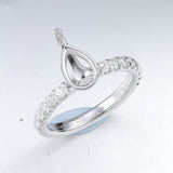 QROD*75_00 Odessa Diamond Engagement Semi-Mount Ring