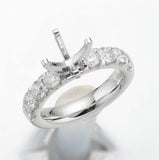 QROD*08_00 Odessa Diamond Engagement Semi-Mount Ring