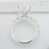QROD*08_00 Odessa Diamond Engagement Semi-Mount Ring