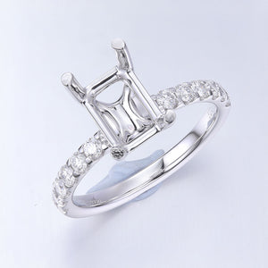 QROD*15_00 Odessa Diamond Engagement Semi-Mount Ring