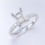 QROD*15_00 Odessa Diamond Engagement Semi-Mount Ring