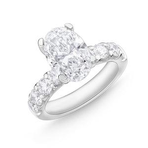 QROD*70_00 Odessa Diamond Engagement Semi-Mount Ring