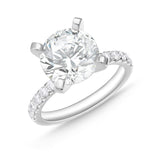 QROD*17_00 Odessa Diamond Engagement Semi-Mount Ring