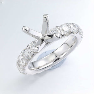 QROD*34_00 Odessa Diamond Engagement Semi-Mount Ring