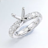 QROD*34_00 Odessa Diamond Engagement Semi-Mount Ring