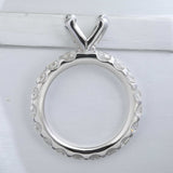 QROD*34_00 Odessa Diamond Engagement Semi-Mount Ring