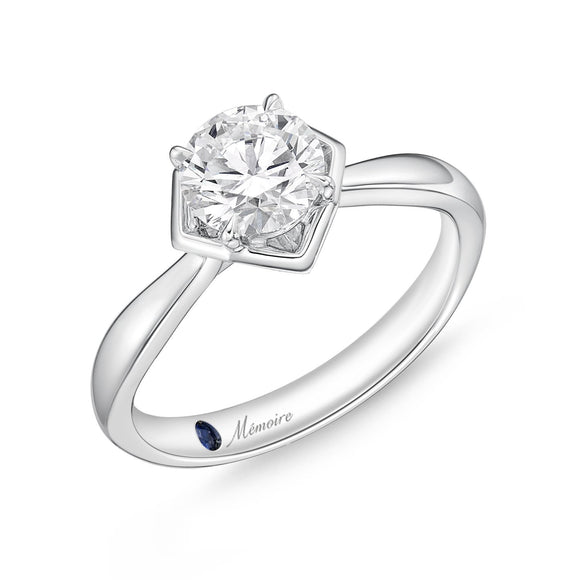 QRPM*22_00 Promise Diamond Engagement Semi-Mount Ring