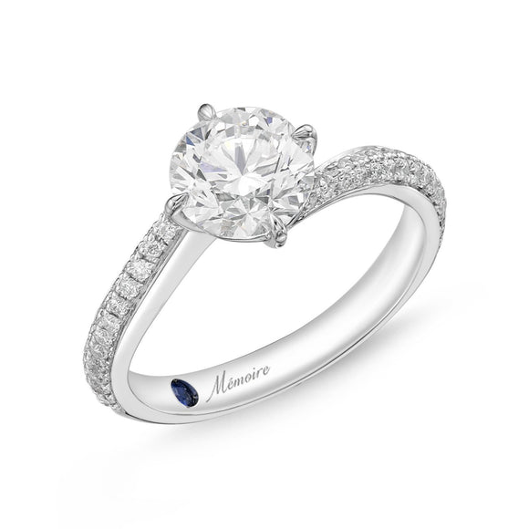 QRPM*30_00 Promise Diamond Engagement Semi-Mount Ring