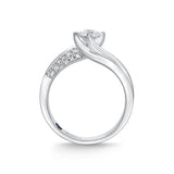 QRPM*34_00 Promise Diamond Engagement Semi-Mount Ring
