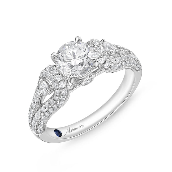 QRPM*36_00 Promise Diamond Engagement Semi-Mount Ring